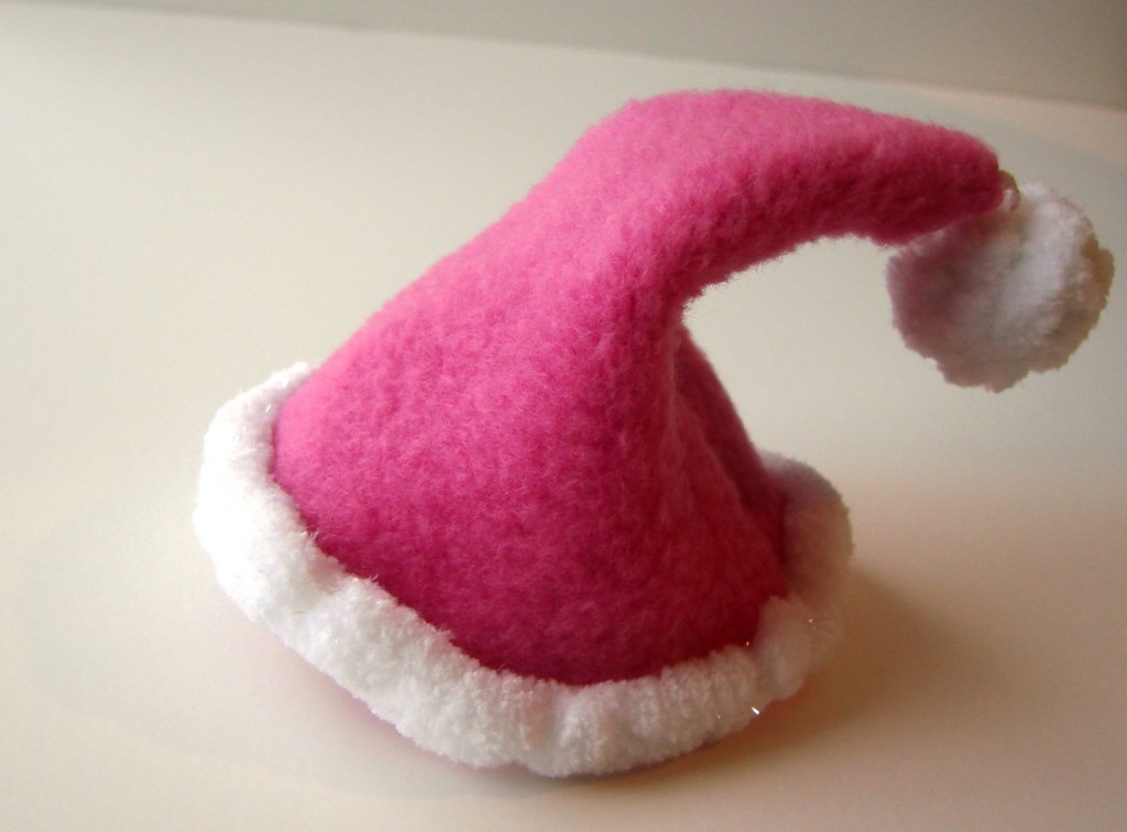 Pink Santa hat