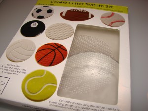 sports ball cookie texture set